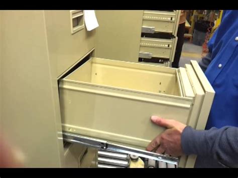 how do you strip the steel on filing cabinet|how to remove file drawer.